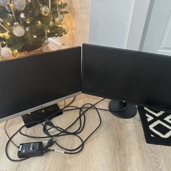 Dual HP Monitors 