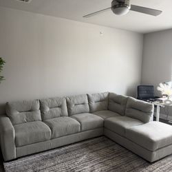 Light Gray Sectional Sofa