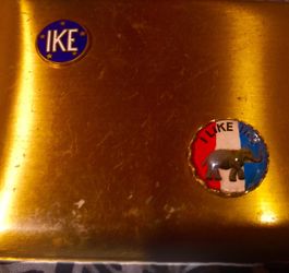 . 1952 Dwight D. Eisenhower Campaign Cigarette Case