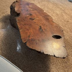 Redwood Tree Stump Coffee Table 