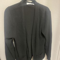 Verve Ami Womens Black Cardigan Size Large