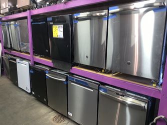 New with dent or scratches dishwashers starting from $200 and up