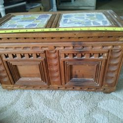 Hand Carved Keepsake Box