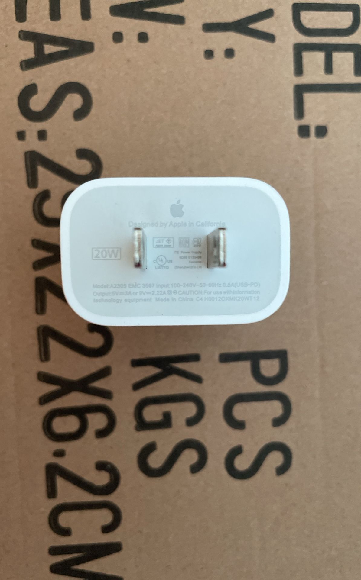 OEM 20W Wall charger Apple iPhone