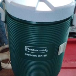 5 Gallon Water Cooler Green Rubbermaid 