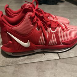 Men’s Nike LeBron Witness 7 TB University Red Size 10.5 Great Condition No Box