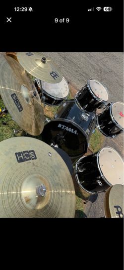 Tama Drum Kit with Meinl HCS Cymbals
