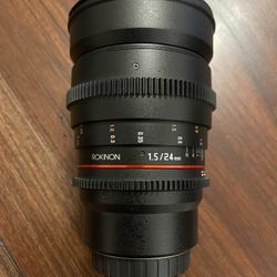 Rokinon MFT 24mm T1.5 Lens