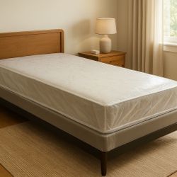 Twin Size Mattress Double Sided Of 10 Inches Thick New From Factory With its Plastic Also Available in Full, Queen or King Same Day Delivery
