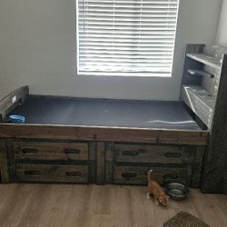 Childrens Bed With Drawers
