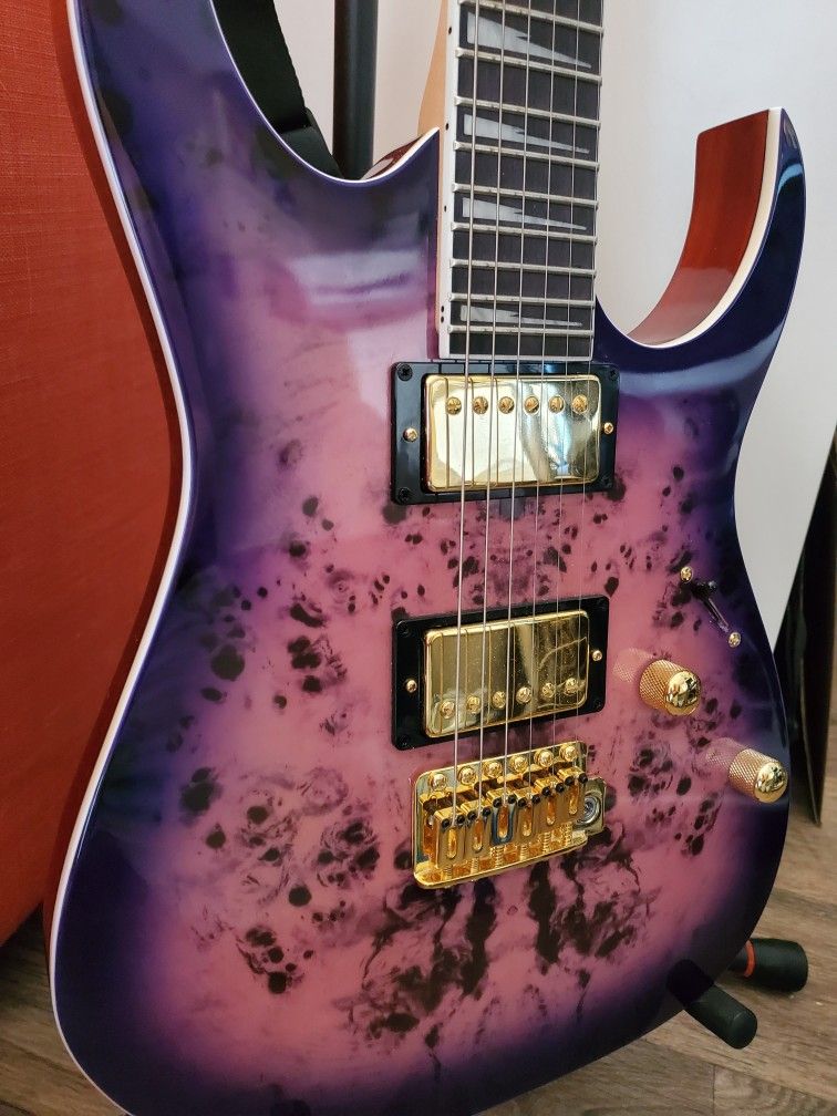 Ibanez GRG220PA-RLB Gio 2022- Present - Royal Purple Burst Electric Guitar