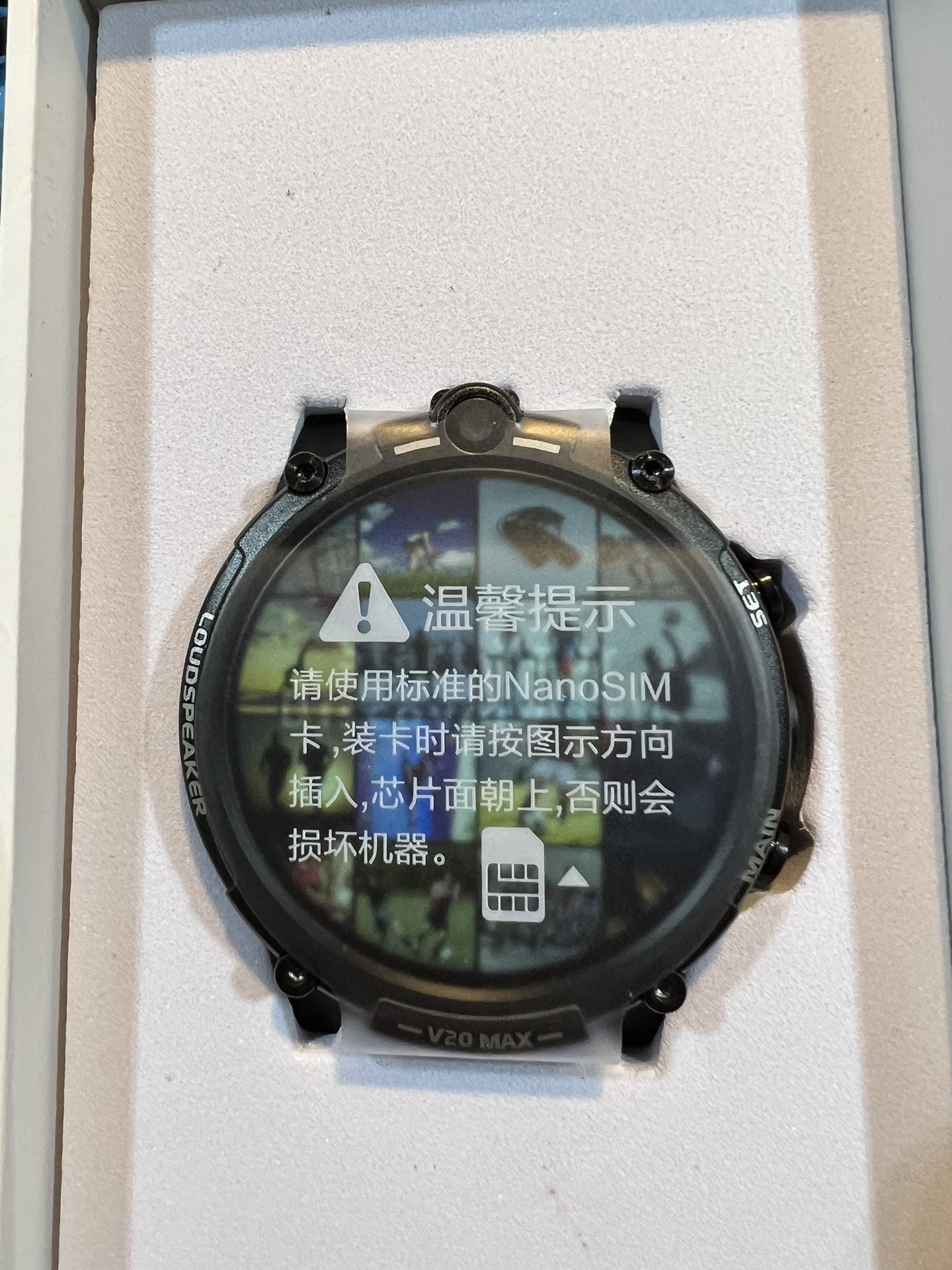 4G SMART WATCH WITH 2 CAMERAS