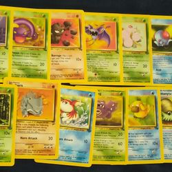 18 Vintage Pokemon Cards