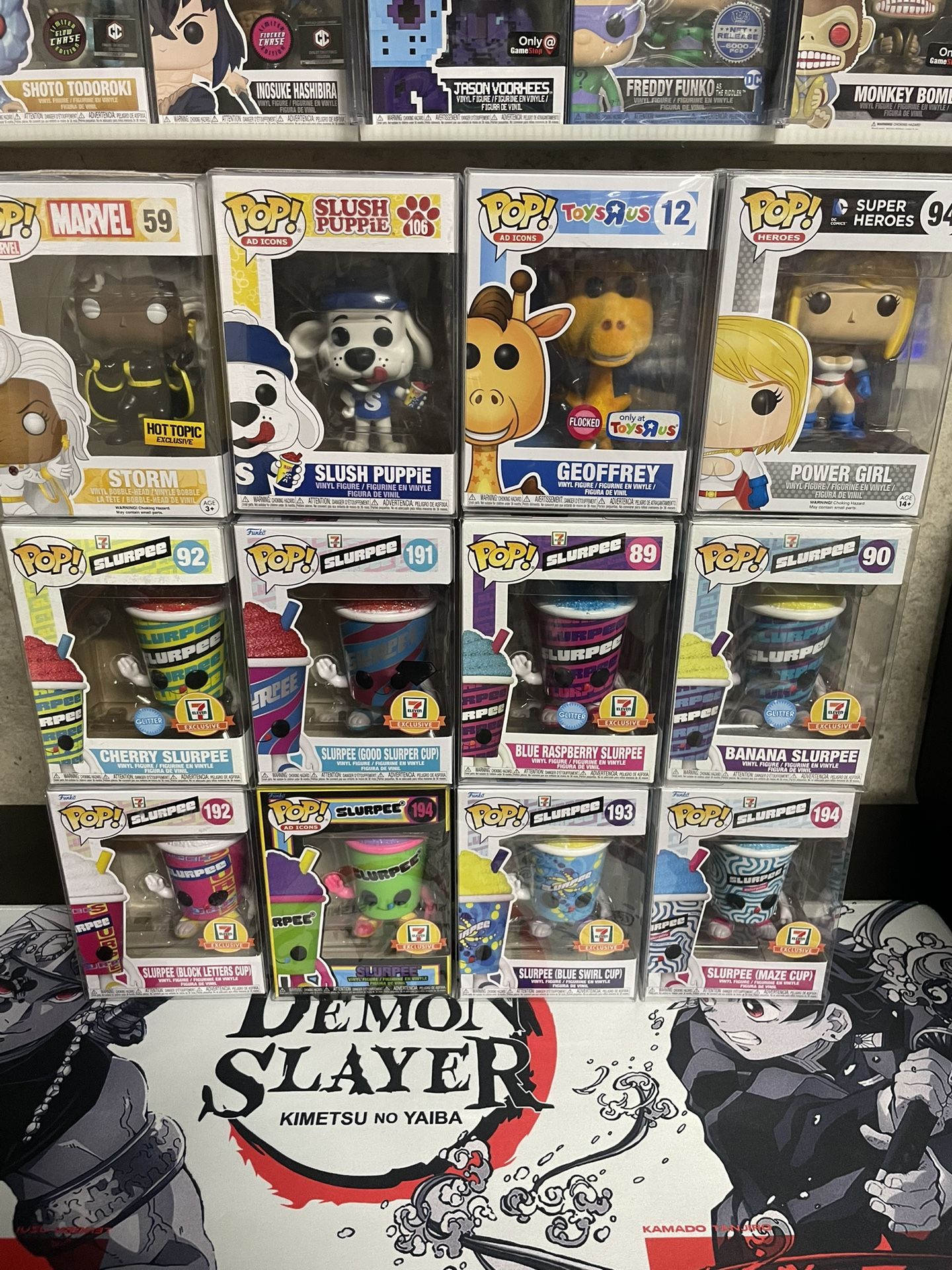 Funko Pops Autos, Disney, Anime, Etc