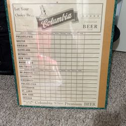 Columbia Beer Shenandoah Pa