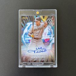 2023 Topps Transcendent Collection VIP /15 Juan Soto #VIPA-JS Auto
