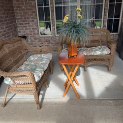 Patio Wicker Set  From Jc Penney Really Good Quality 