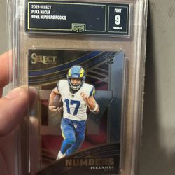 Puka Nacua Mint 9 Graded Rookie