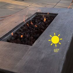 Gas outdoor Fireplace 
