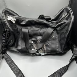 Liga Privada 10 Annversario by Drew Estate Leather Weekender Duffle Bag