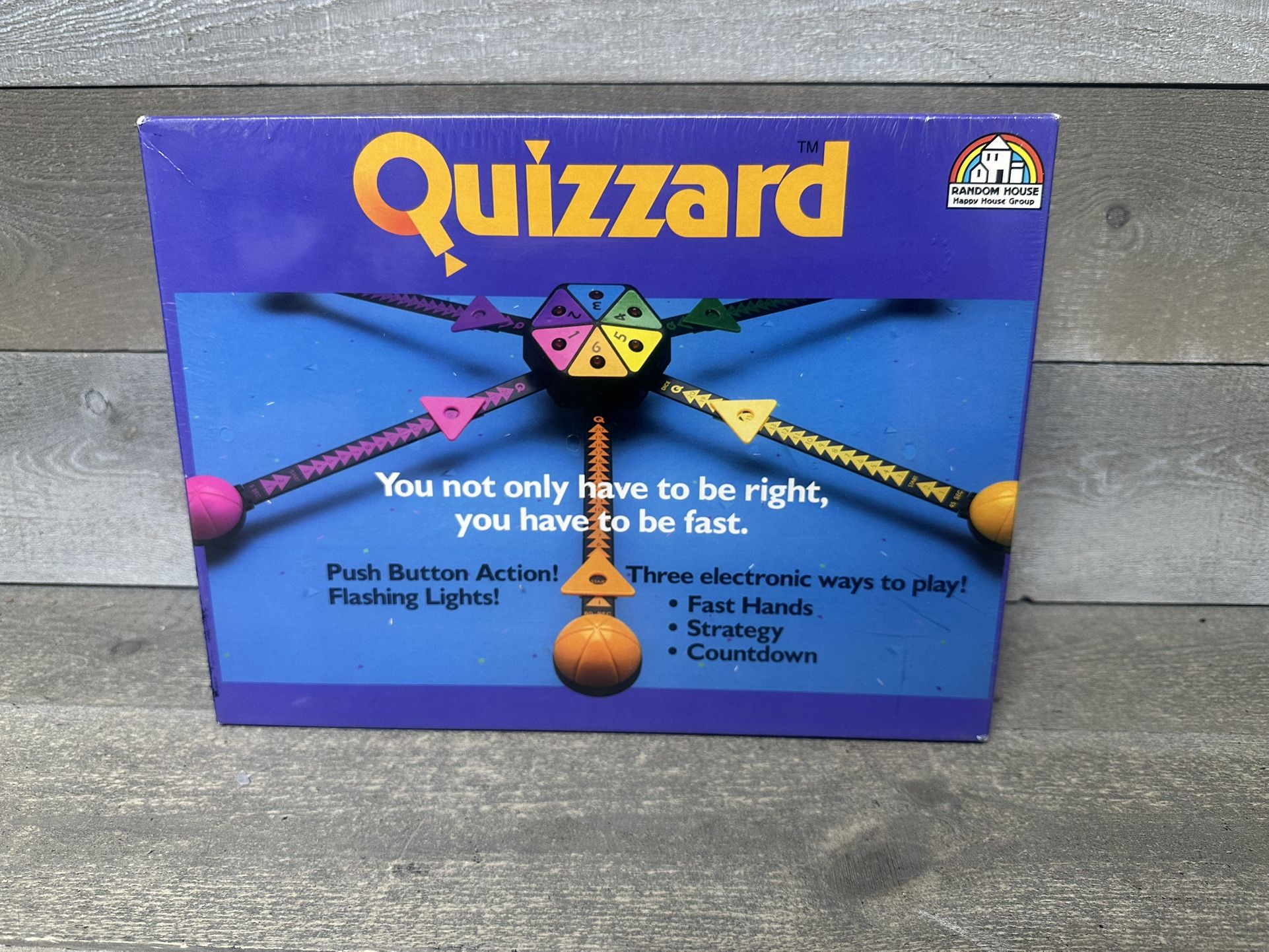 Vintage 1988 Quizzard Random House Happy House Games Board Game New Sealed NOS