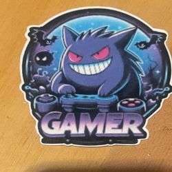 Genger Gamer Waterproof Vinyl Sticker