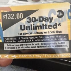 30 Day Unlimited Still In Wrapper