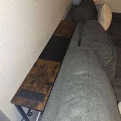 Sofa Console Table with Power Outlets