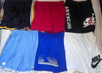 Men’s Athletic Shorts Bundle Nike Jordan UNC Lakers Under Armour