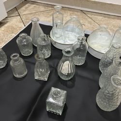 Vintage Glass Bottle Collection