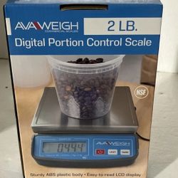 AvaWeigh 2 lb. Digital Portion Control Scale