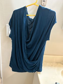 Teal T-shirt Layered Top