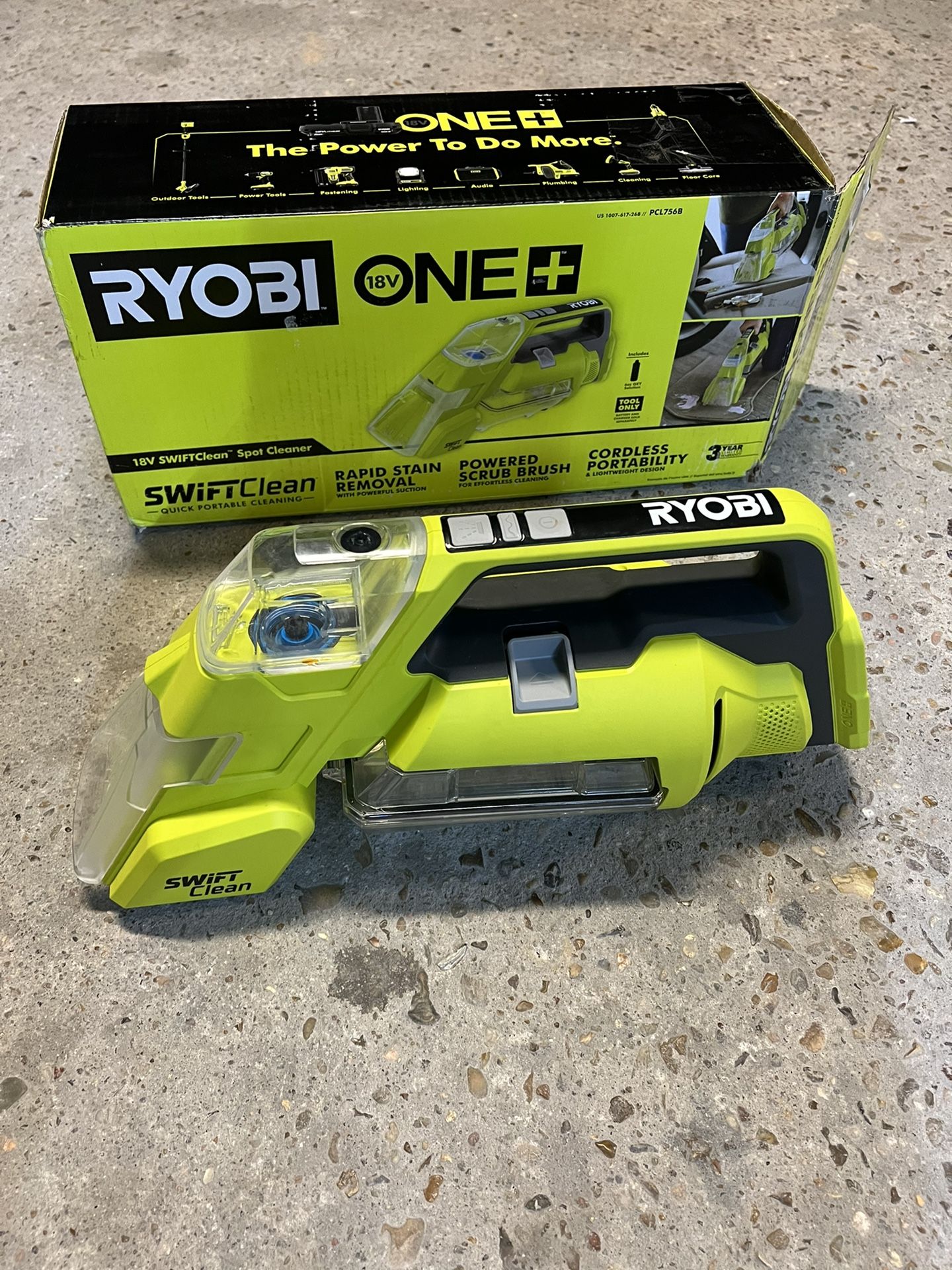 RYOBI ONE+ 18V Cordless SWIFTClean Spot Cleaner (Tool Only)