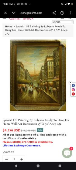 HAND PAINTED OIL PAINTING OF PARISIAN TOWERS