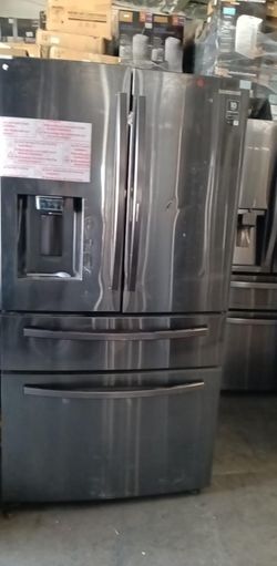 Samsung 4 Door Counter Depth Black Refrigerator
