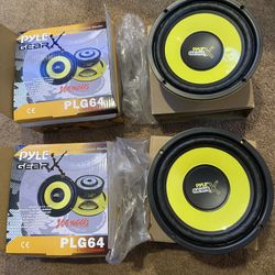 Pyle 6.5in 1200W 300W RMS Component Speaker System PLG64