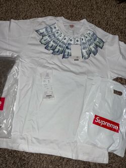 Supreme x Maison Margelia Size M Money Collar Long Sleeve Tee