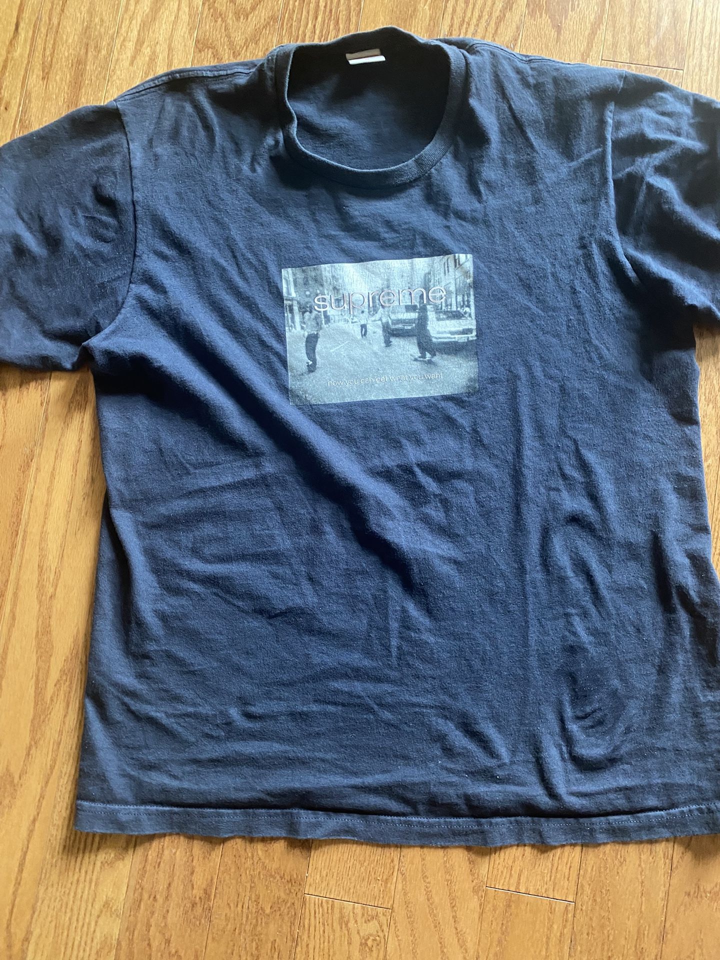 Navy Blue Supreme Tee