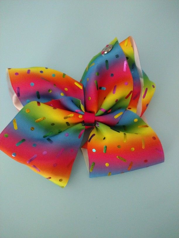 Rainbow Jojo Siwa Bow