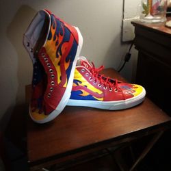Men's Flamed Vans 