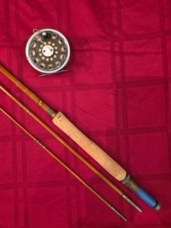 Vintage Fly Reel/Rod -Heddon Imperial 125 & Motegue Sunbeam