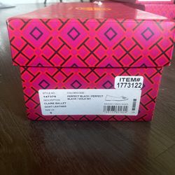 Tory Burch Black Flats New 9 