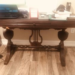 Make Offer: Antique Table With Drawer 