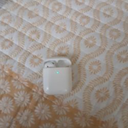Left Airpod And Charging Case