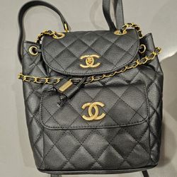 Black Backpack for Women 