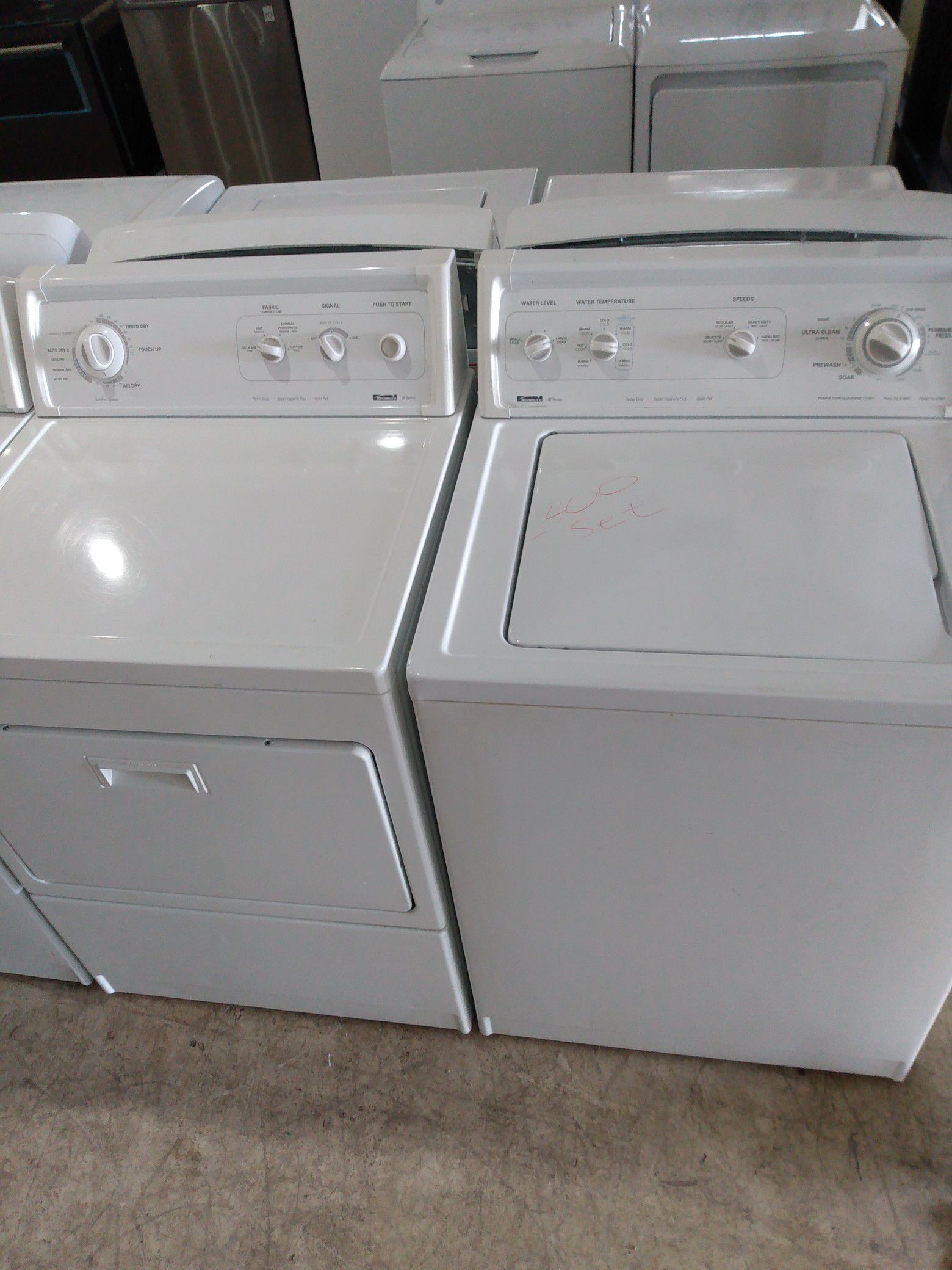 Kenmore washer and dryer works great