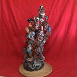 Garuda Being Attacked By 11 Masked Garudas 