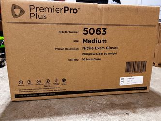 2000 PremierPro Plus Nitrile Exam Gloves - Small and Medium