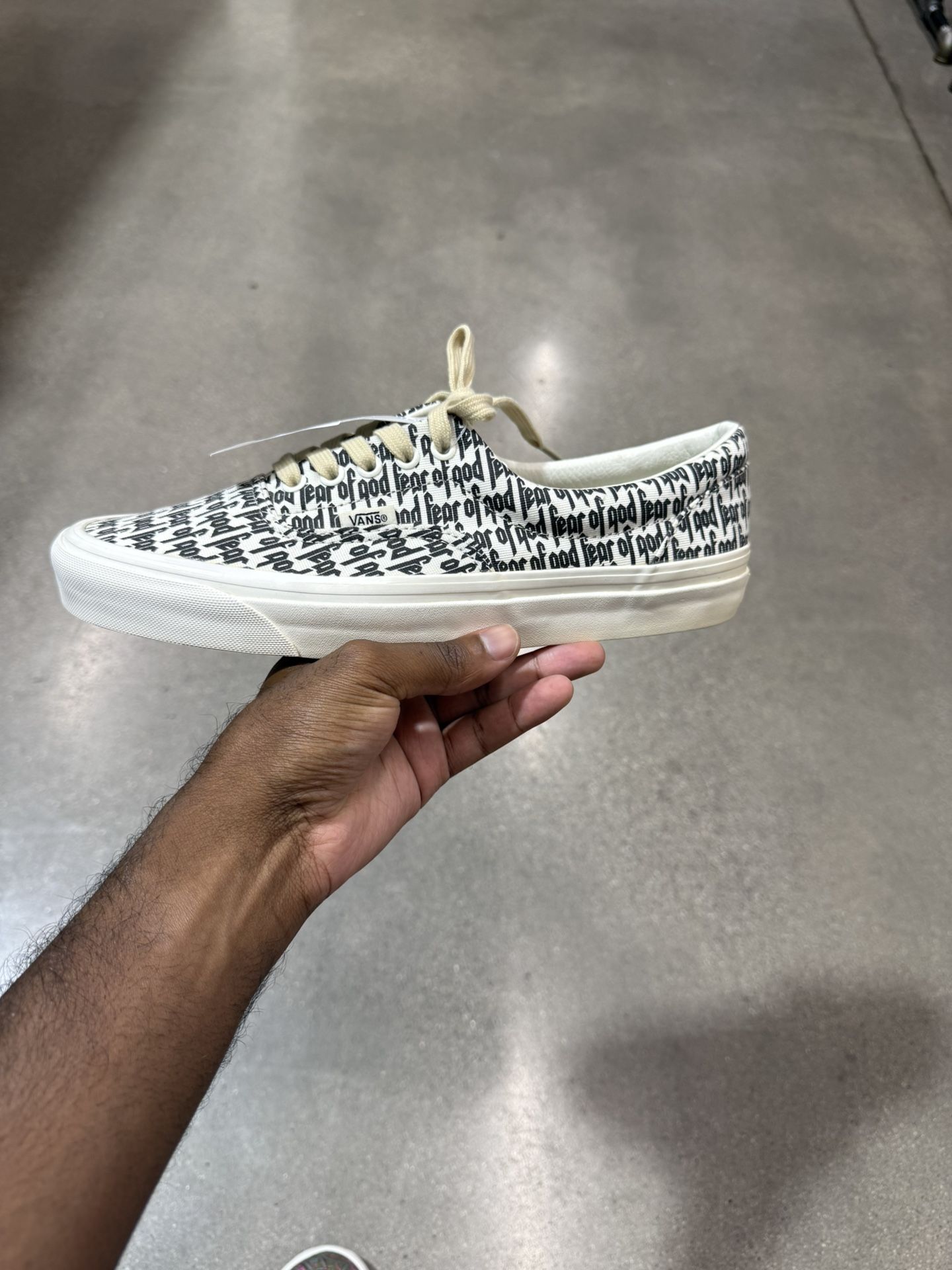 Vans Era X Fear Of God Marshmallow Pads 10