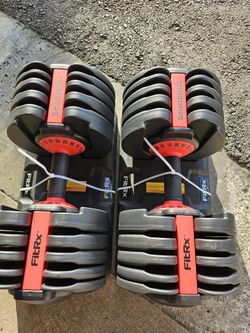 Pair Of Adjustable Dumbbells 90lbs Each 
